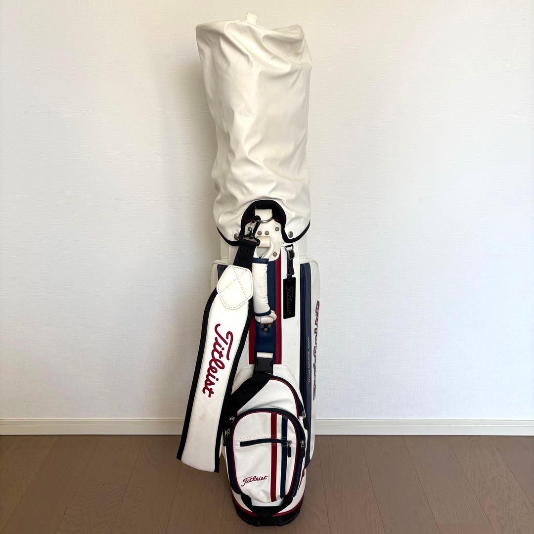 Titleist キャディバッグ 白 クラッシックデザイン　タイトリスト
