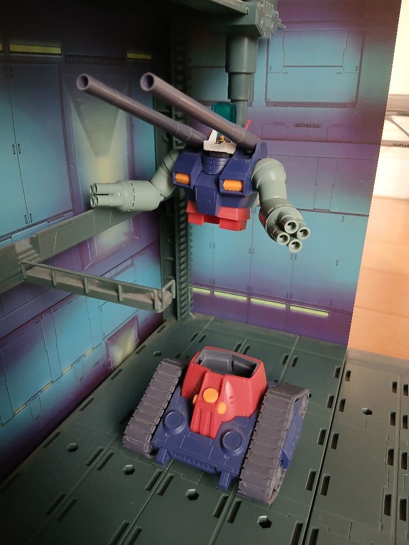 ロボット魂　ガンダム　ジオラマ