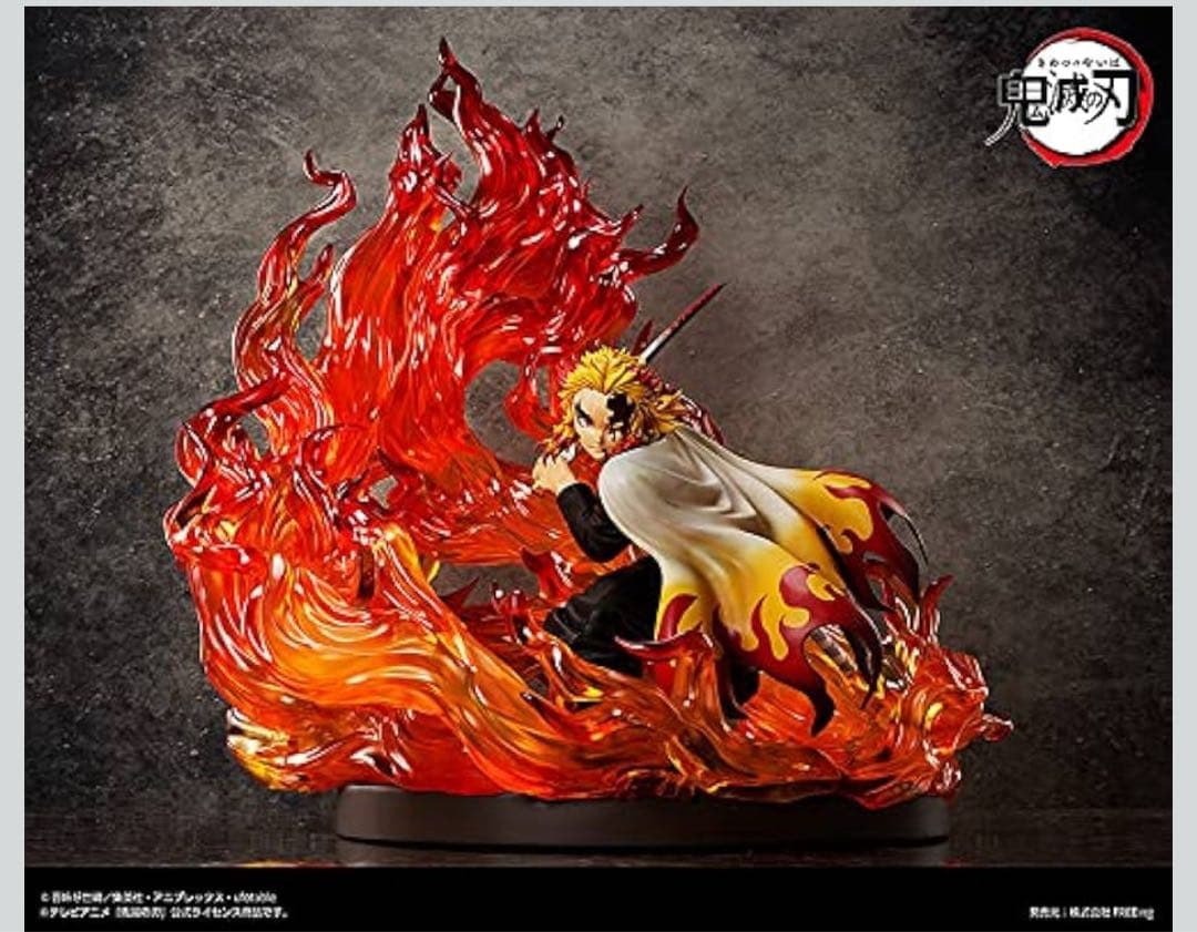 鬼滅の刃 煉獄杏寿郎 完全版 1/4スケール プラスチック製 塗装済みフィギュア