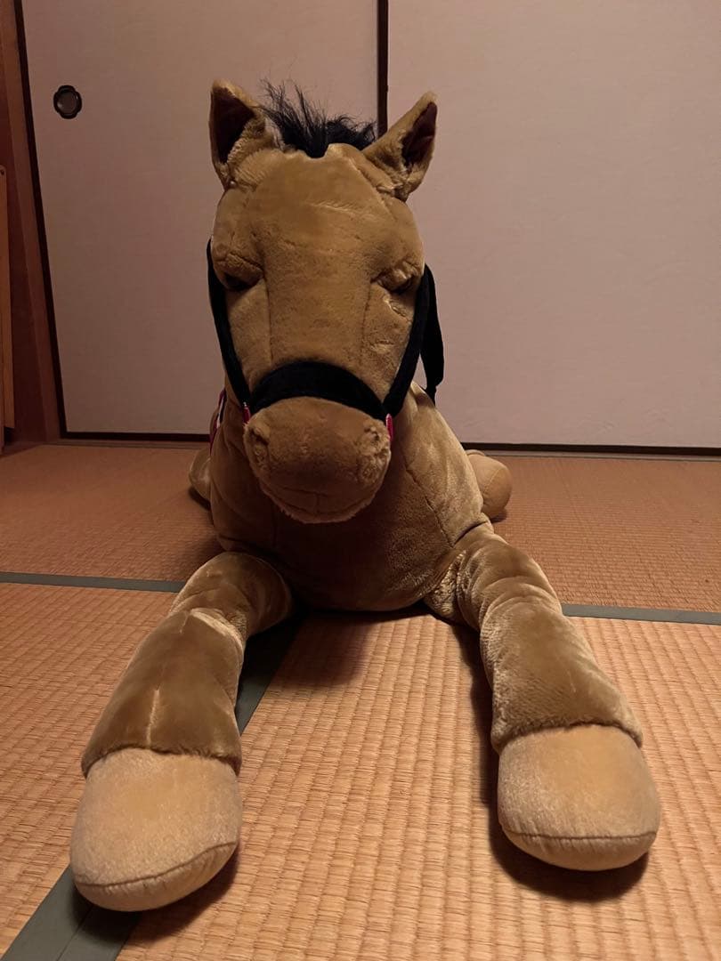 【廃盤】 トイザらス Animal Alley 馬 ジャンボ ぬいぐるみ