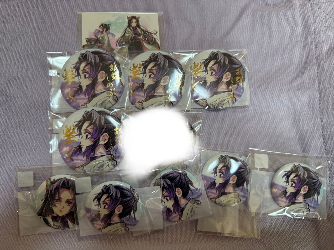 鬼滅の刃 webshopくじ 胡蝶しのぶ カナエ 缶バッジ