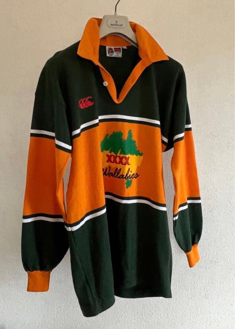 AUS製 オーストラリア代表 ワラビーズ ラグビー ジャージ ラガーシャツ L