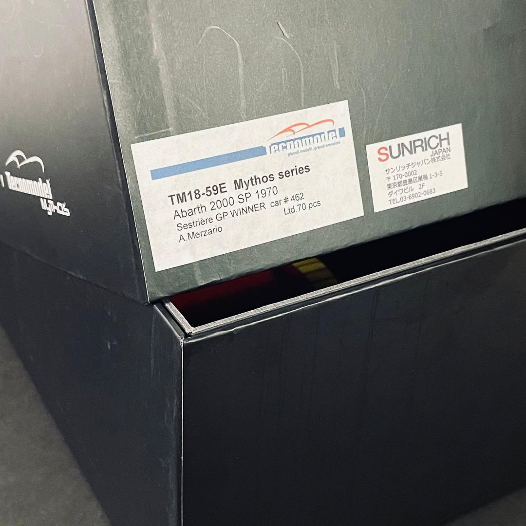 70台限定 1/18 Tecnomodel アバルト 2000 SP SE014