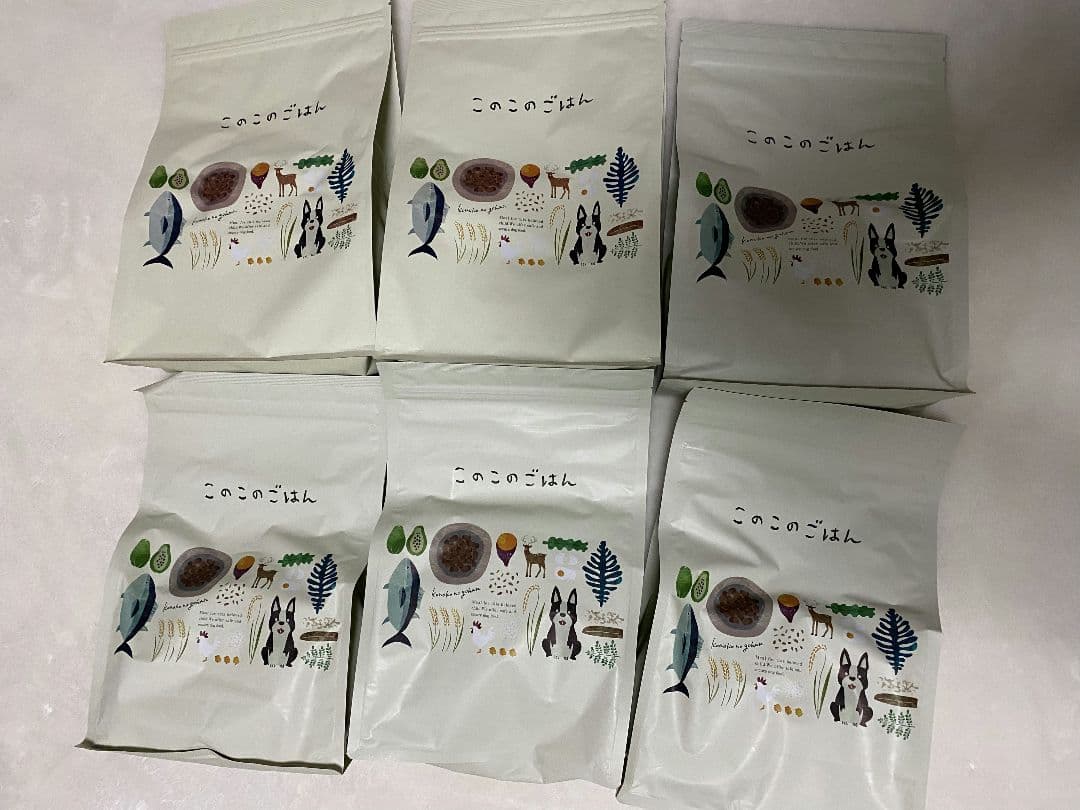 コノコトトモニ このこのごはん1kg×6袋 小型犬用ドッグフード