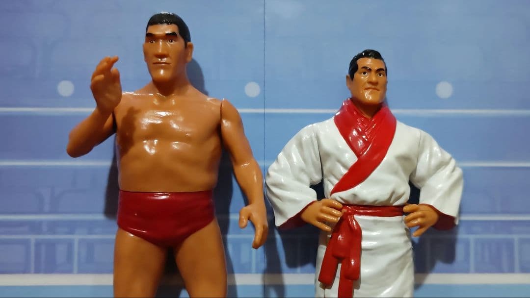 アントニオ猪木＆ジャイアント馬場　フィギュア 2体セット