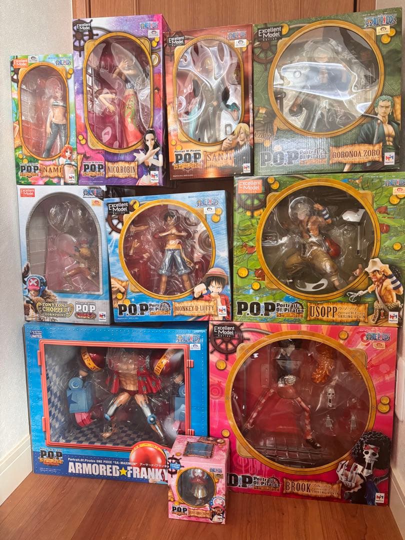 ワンピース POP麦わらの一味　フィギュア 10体セット