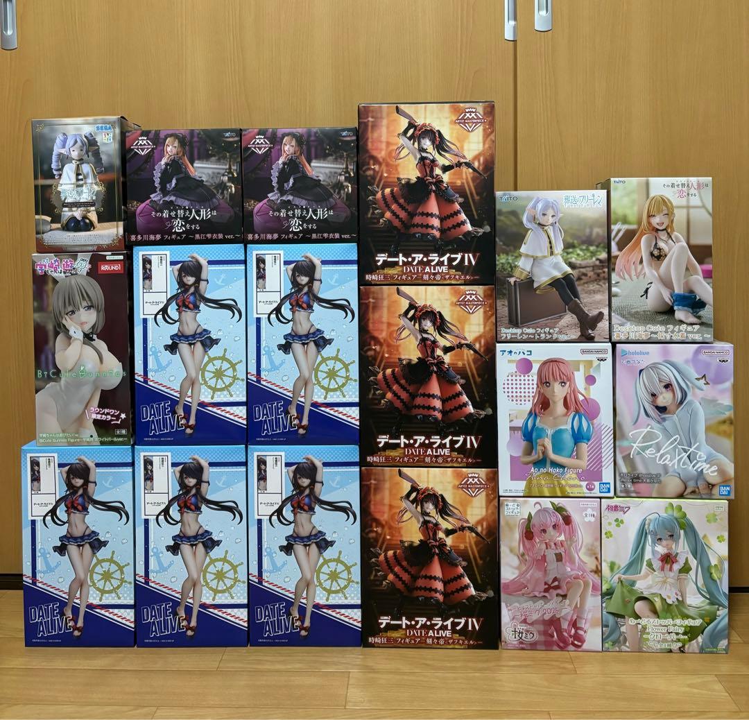 美少女フィギュア まとめ売り 着せ恋 葬送のフリーレン 初音ミク など計18点