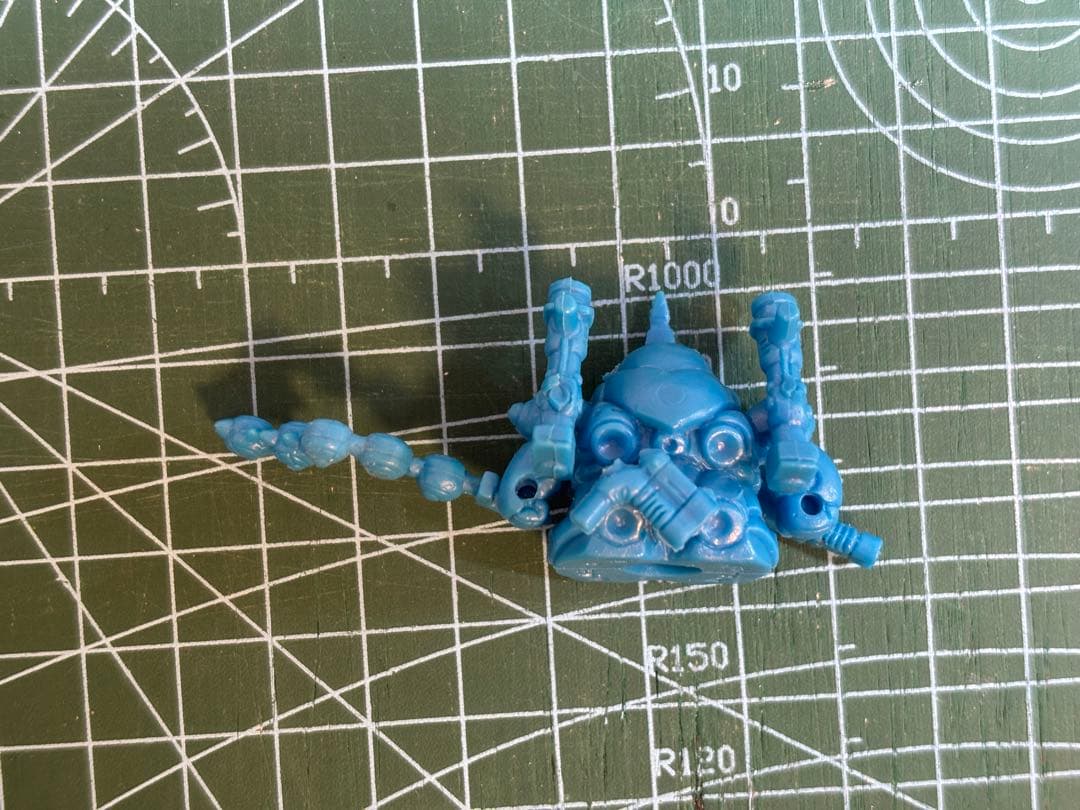 SDガンダムガシャポン戦士 ガン消し ケンプファー 青 限定武器装備