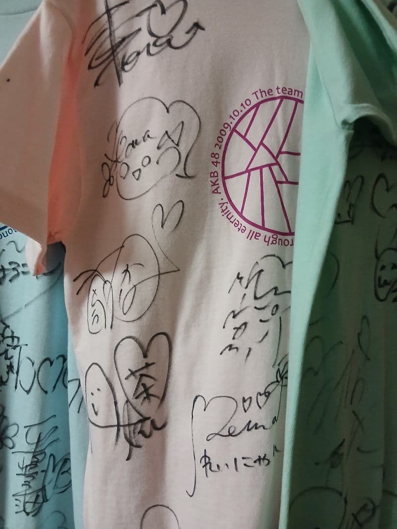 AKB48 大運動会 絆Tシャツ 直筆サイン 20周年 チームA K B