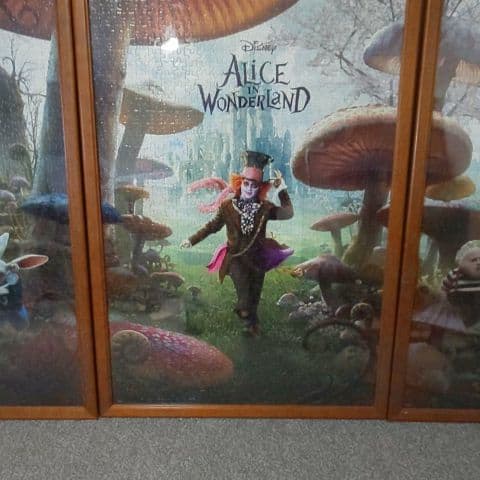 ディズニー映画アリスインワンダーランド　パズル3部作　完成品