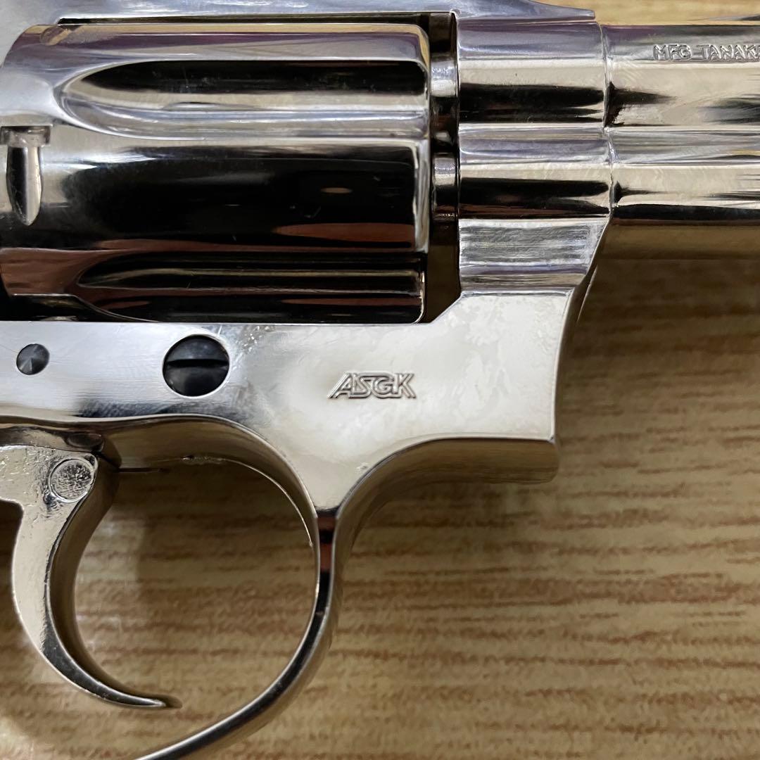 (現状品) タナカ コルト デテクティブスペシャル38 シルバー ガスリボルバー