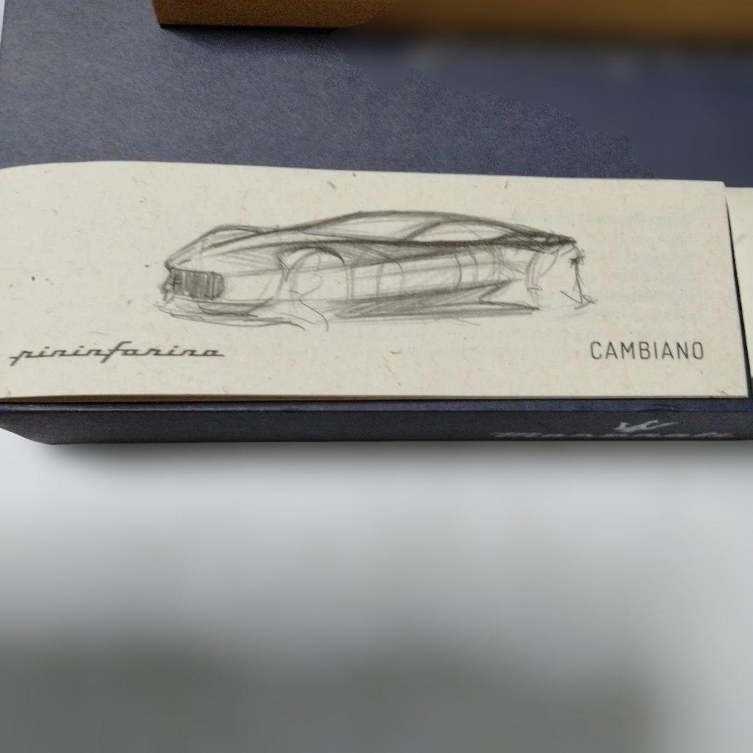 【レア】ピニンファリーナ インクレスペン マセラティ　エンジン断面図