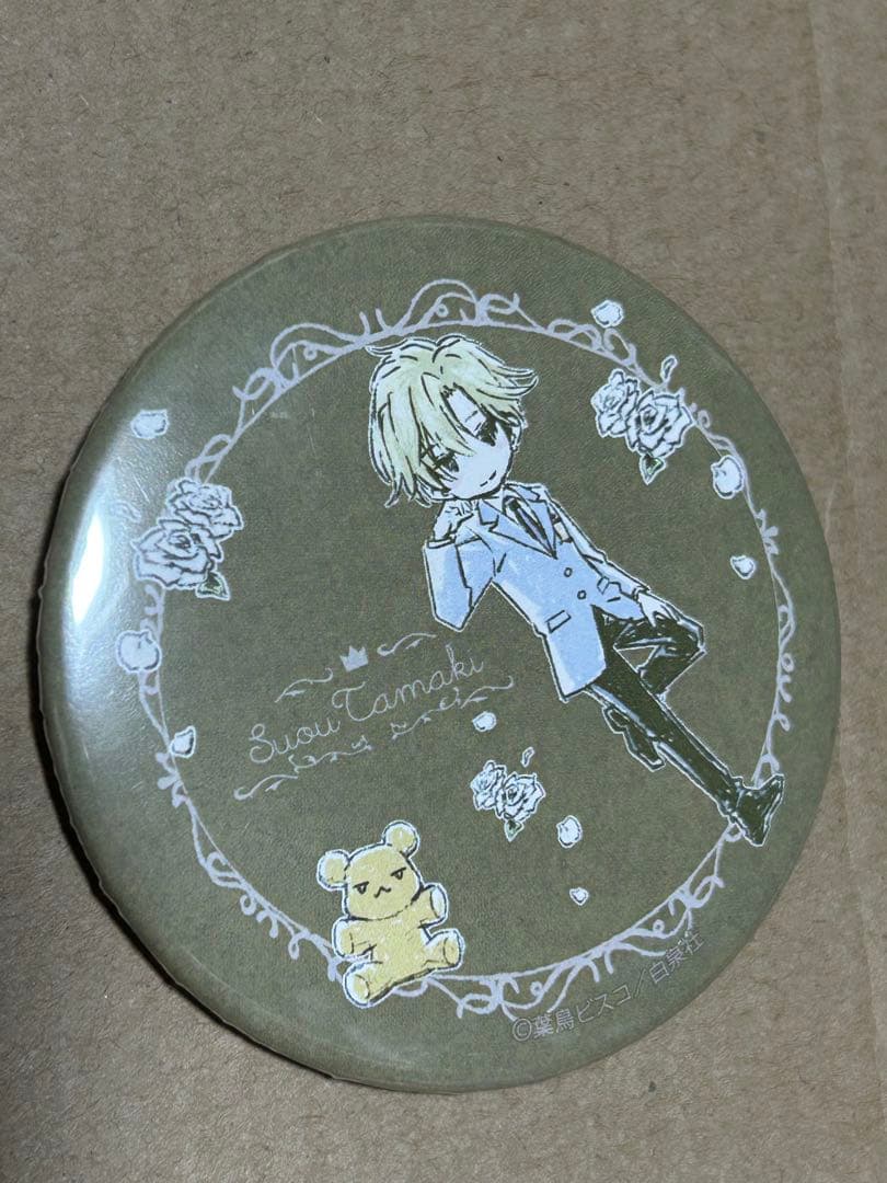 桜蘭高校ホスト部 グラフアート　缶バッジ　 須王環