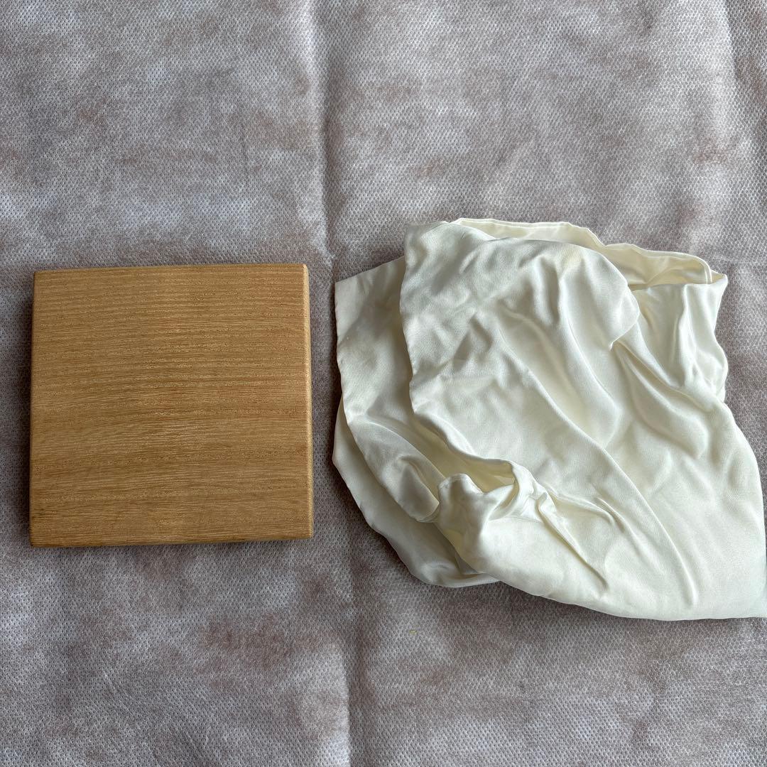 茶道具　扇面蒔絵　棗　金色