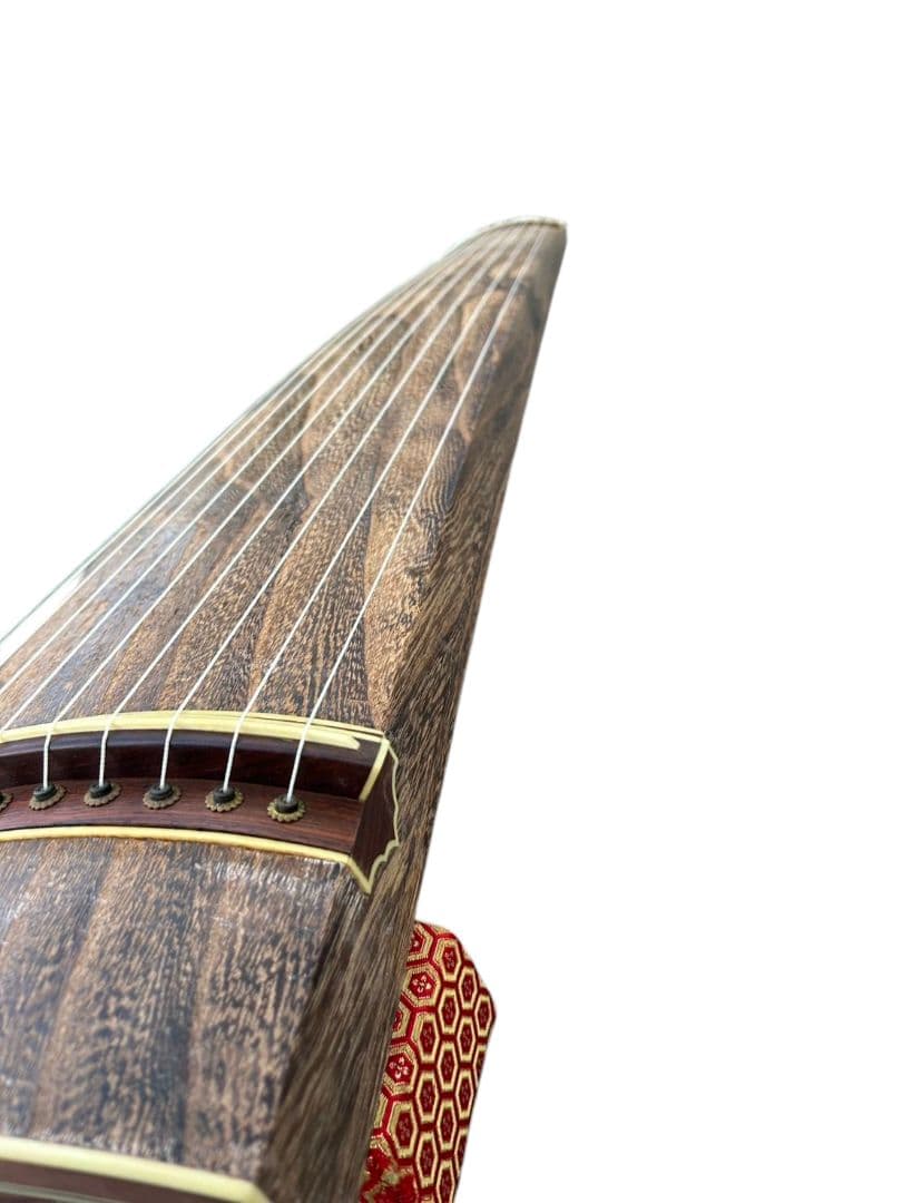 琴 13弦 すだれ彫り 現状品
