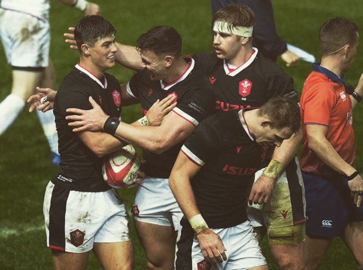 ラグビー ウェールズ代表 レプリカアウェイジャージ 海外S