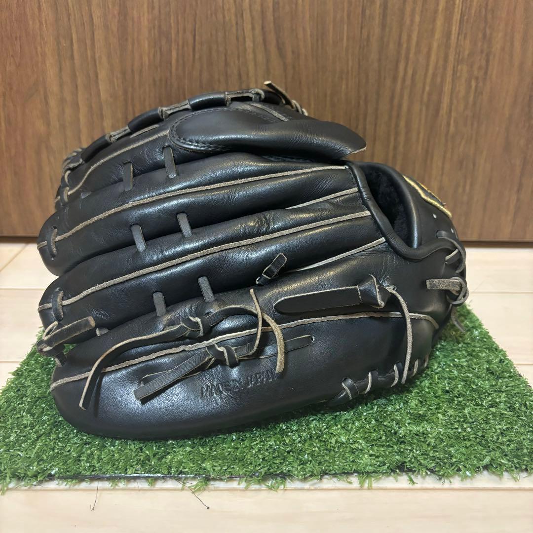 ZETT プロステイタス 投手用グローブ 軟式 ブラック