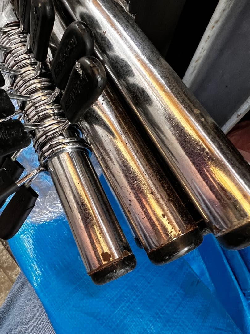 Reebok製 バーベルフルセット （筋トレ用）5k/2.5/1.25/バー1本