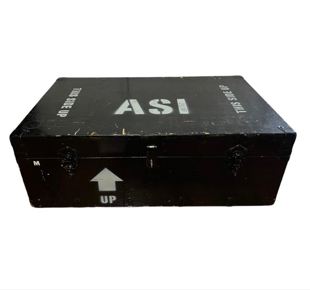 ☆ ヴィンテージ トランクケース ミリタリーボックス コンテナ 収納箱 キャンプ