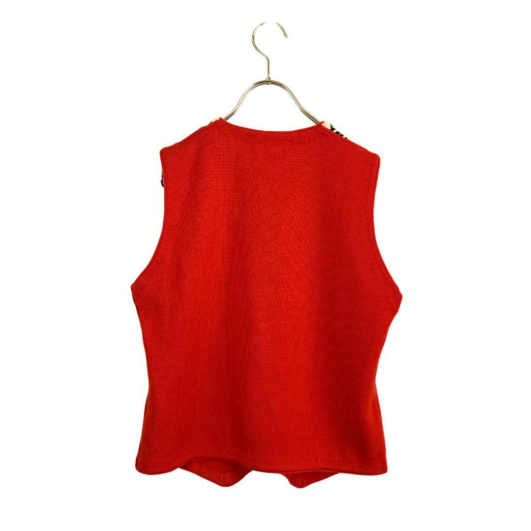 Chloe Golf クロエゴルフ 柄入りニットベスト M