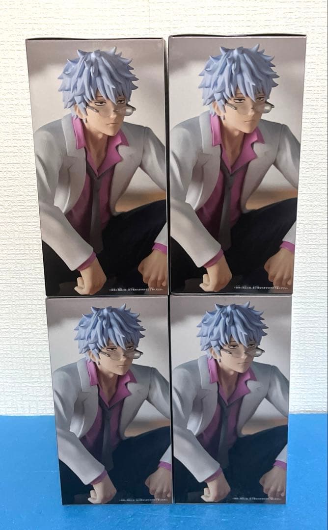 3年Z組銀八先生　デスクフィギュア　坂田銀八　4体セット