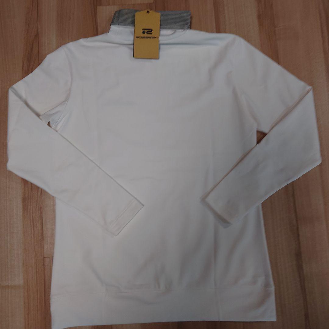 rosasen メンズ ストレッチ ハイネックプルオーバー M (48) 白