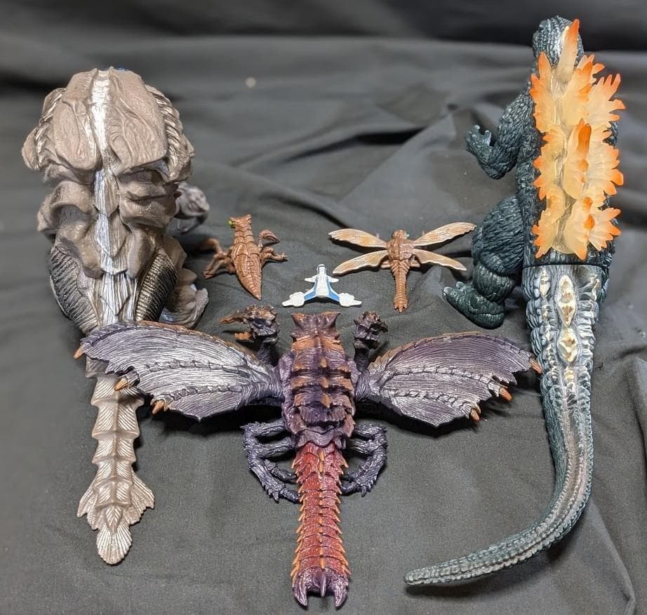 ゴジラ×メガギラス セット ＆オルガ（バンダイ）ソフビフィギュア