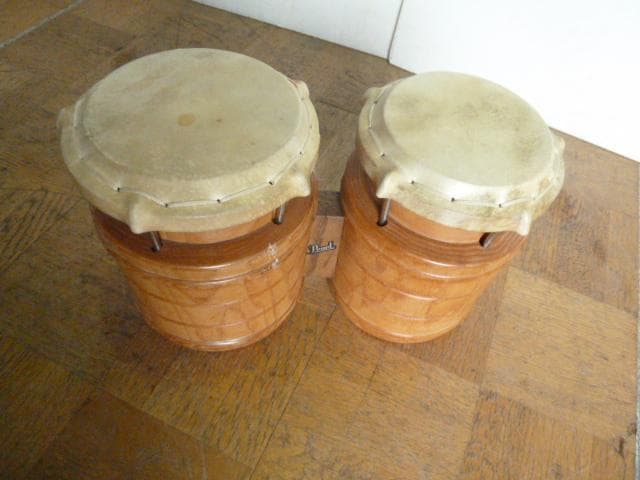 【中古】Pearl パール ウッドボンゴ 打楽器 パーカッション ボンゴ 太鼓
