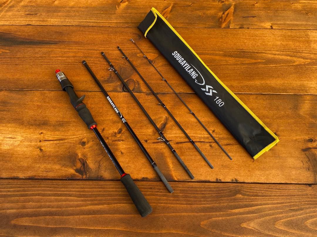 釣り竿セット　ベイトロッド　6ft 180cm バス釣り　kastking 軽量