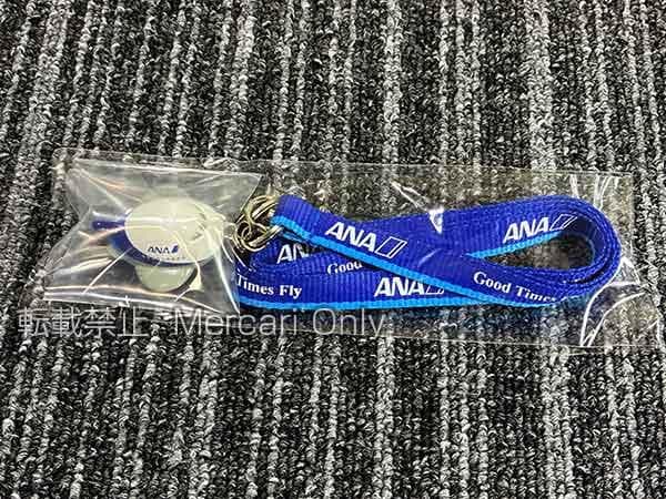ANA ネックストラップ Good Times Fly チャーム付き 非売品