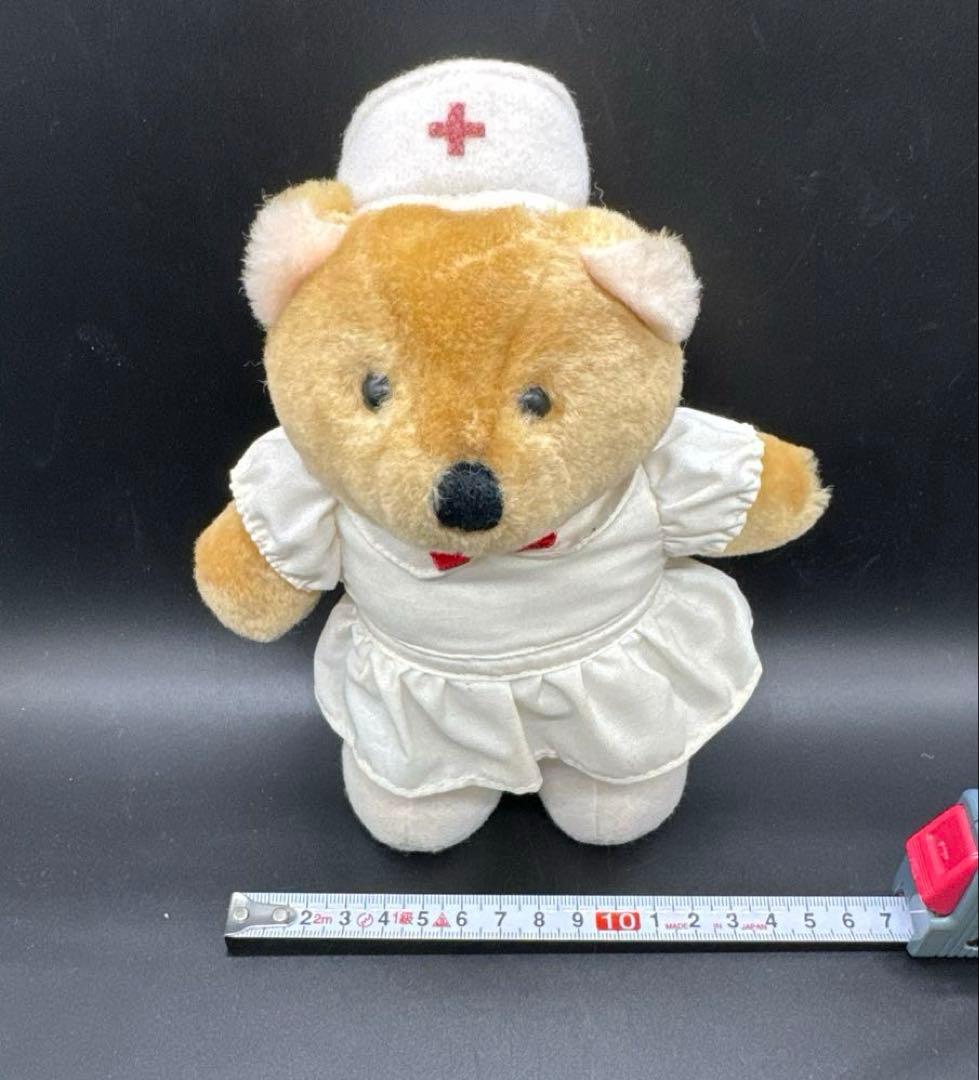 【ヴィンテージ】DAKIN クマ テディベア ナース 看護婦　ぬいぐるみ