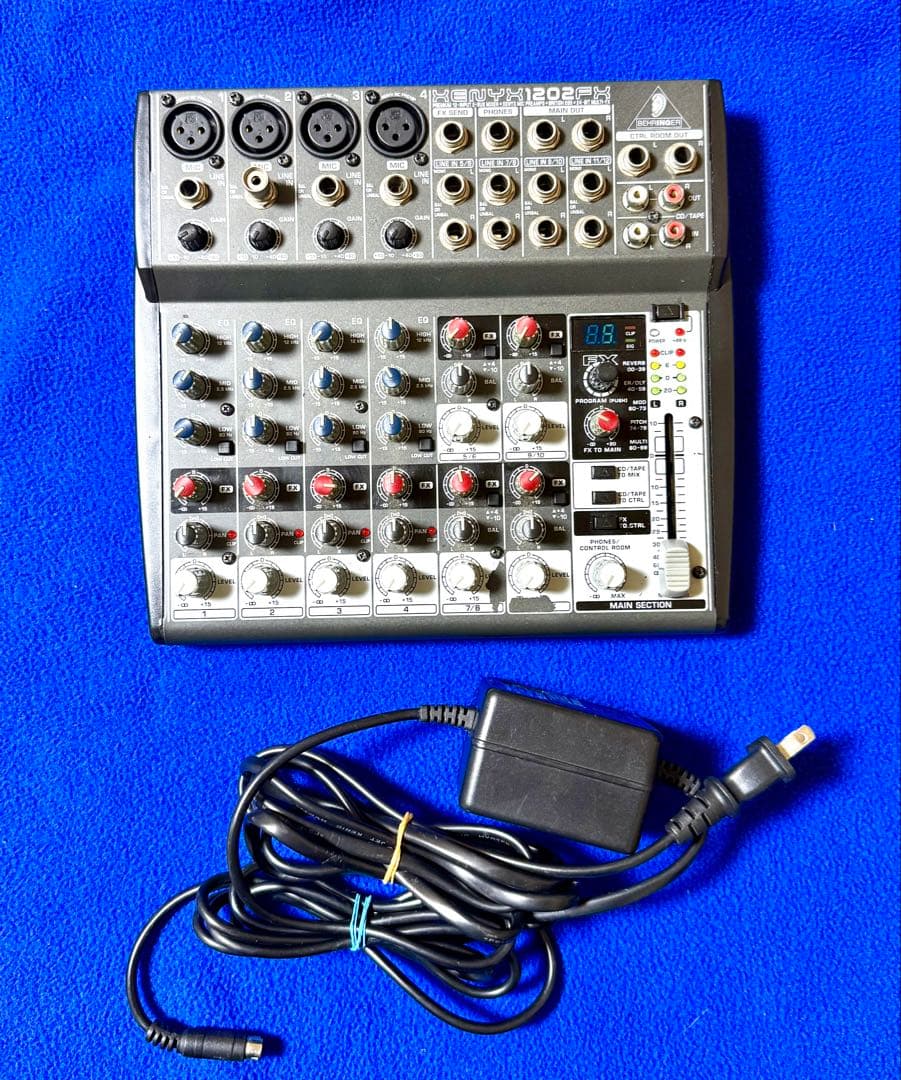 BEHRINGER XENYX 1202FX アナログミキサー 動作確認済