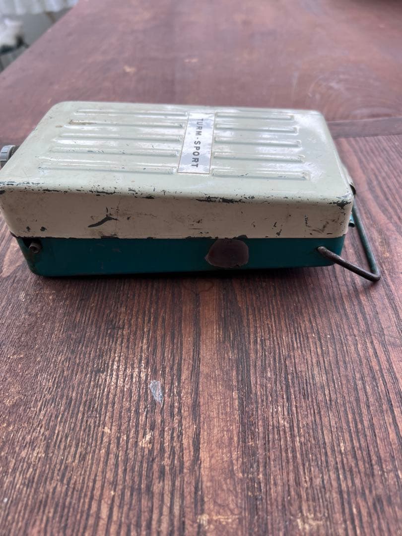 1970年代の西ドイツ製、タームスポーツ。携帯用サイレント、アルコールバーナー。