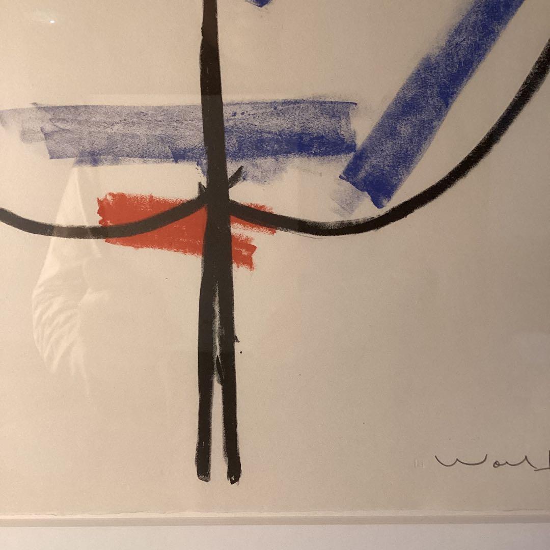 エマーソン　ウルファー　「作品」1961年 抽象画　現代アート　リトグラフ