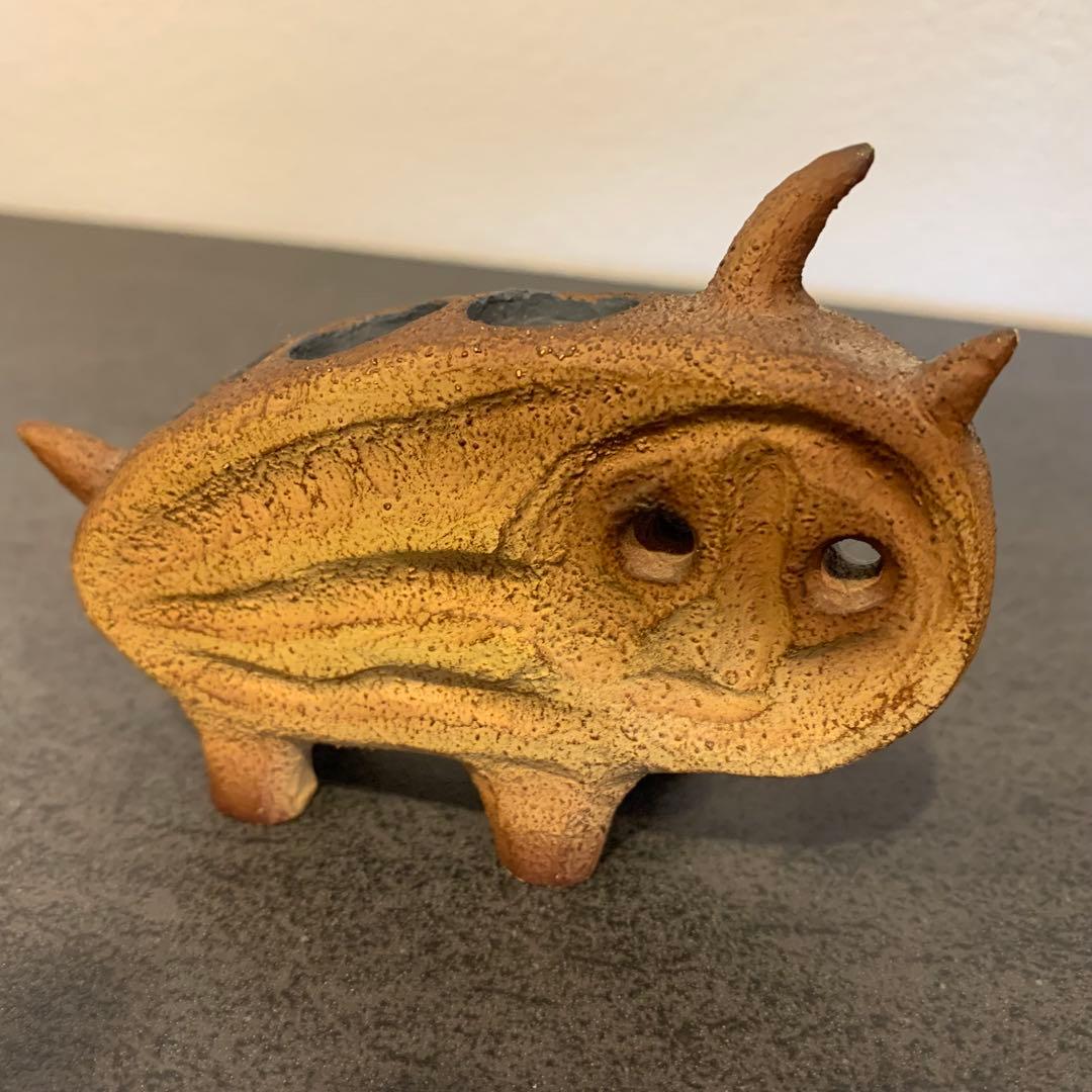 岡本太郎 犬の植木鉢 午後の日 フィギュア セットで 現代芸術アトリエ レプリカ