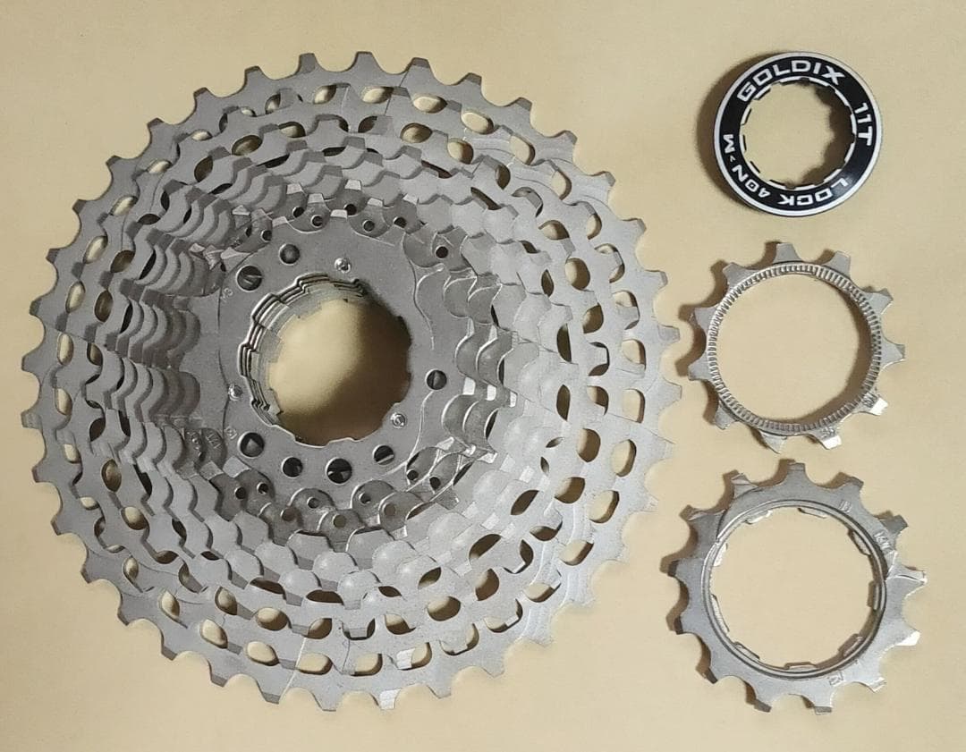 11S 11-36T 超軽量スプロケット 232g シマノフリー用