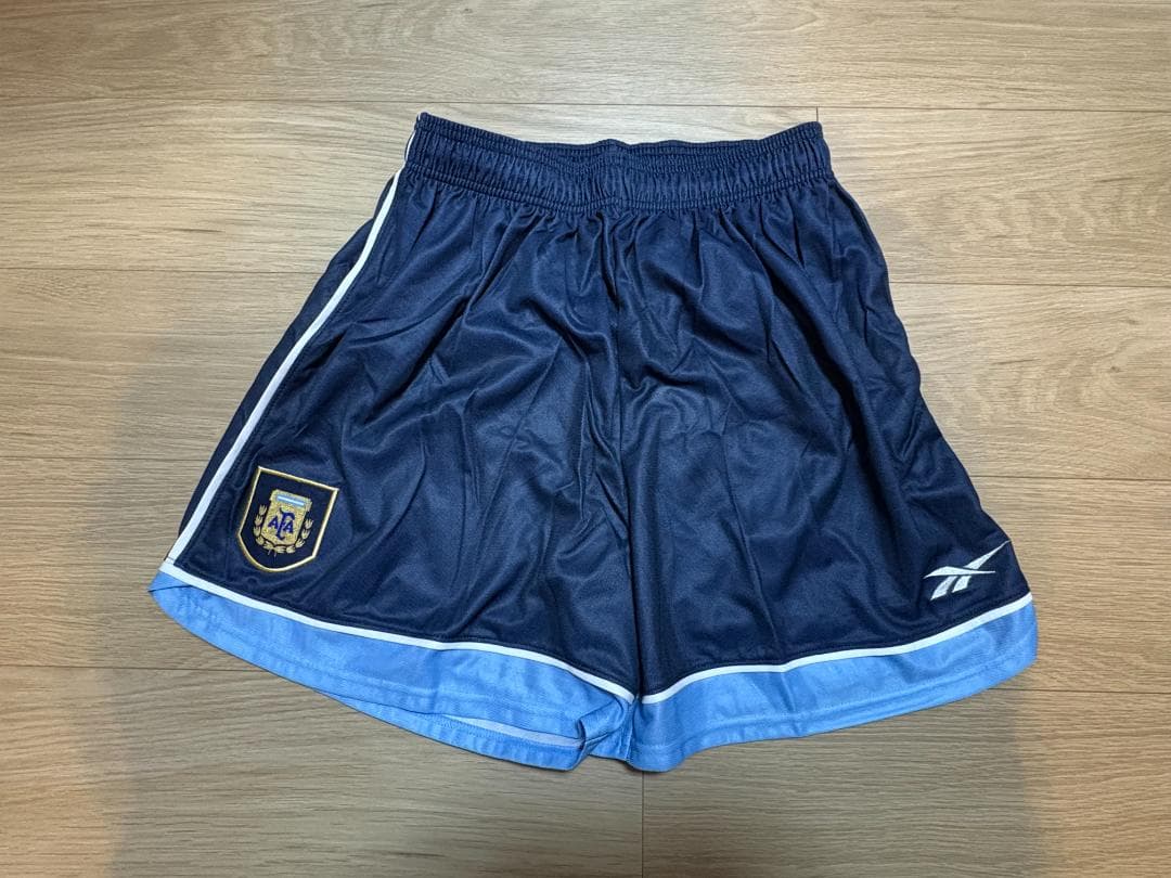 新品 Reebok アルゼンチン代表 AFA 公式パンツ M・Lサイズ セット