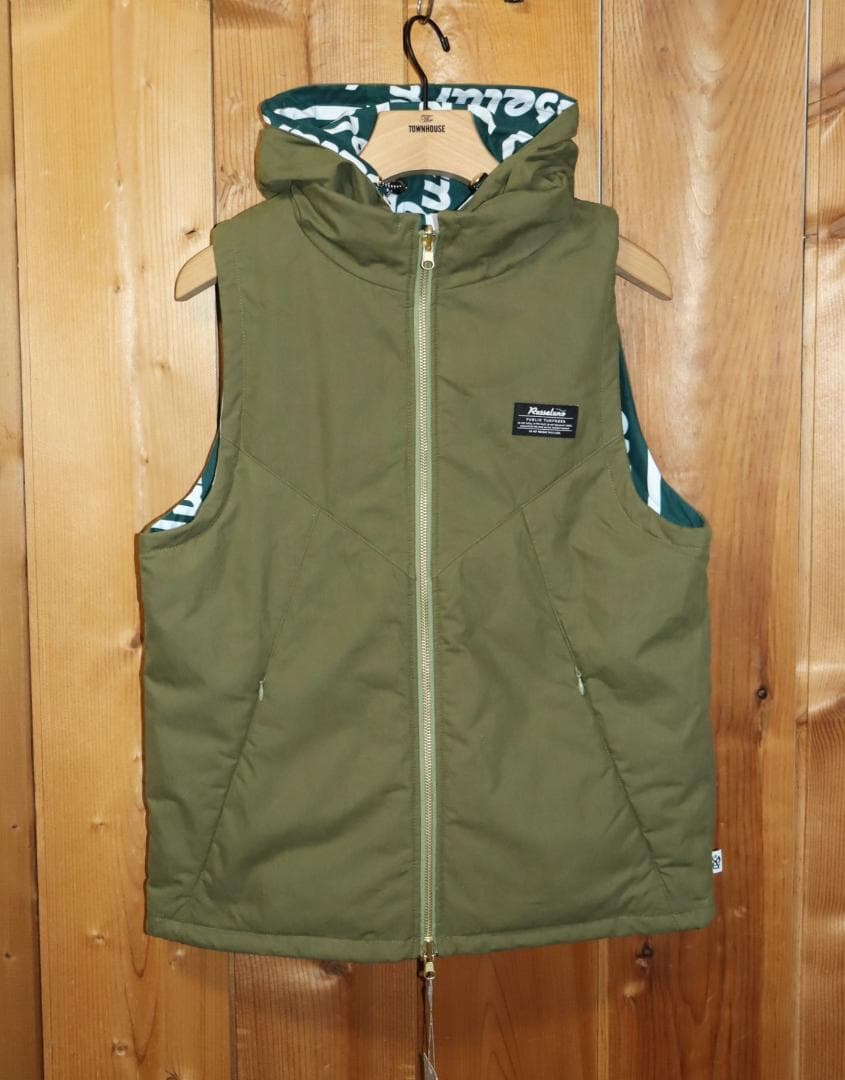 新品 Russeluno リバーシブル ベスト 中綿 (4/M) Ⓗ