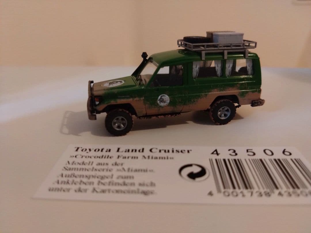 日*1様 【希少】BUSCH トヨタランドクルーザー　サファリ仕様 1:87 マ