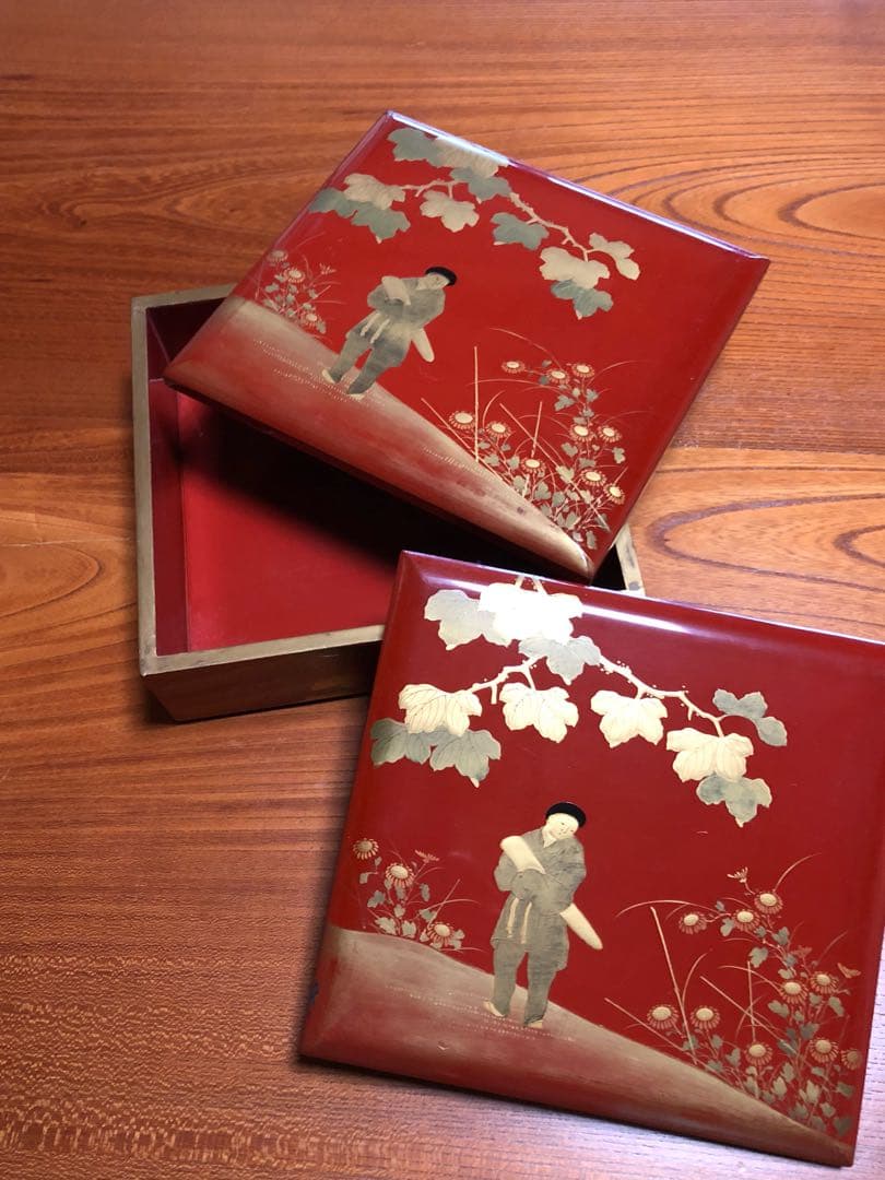 骨董品  五段重箱