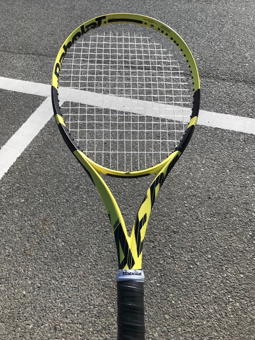 使用回数5回国内正規品Babolat ピュアアエロ アルカラス　ナダル使用モデル