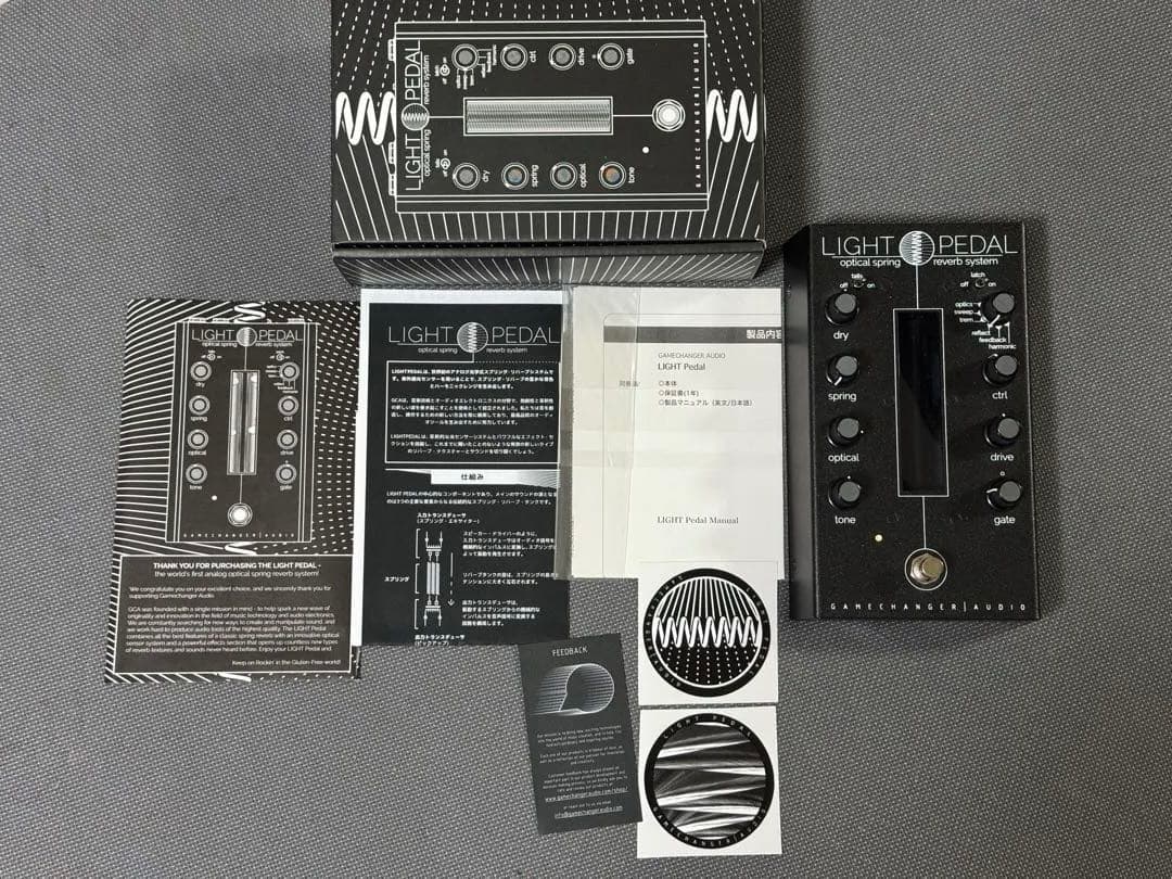 Gamechanger audio LIGHT PEDAL リバーブエフェクター