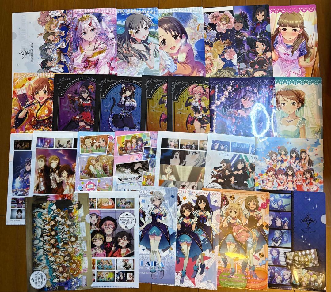 アイドルマスター　シンデレラガールズ　ミリオンライブ クリアファイル セット