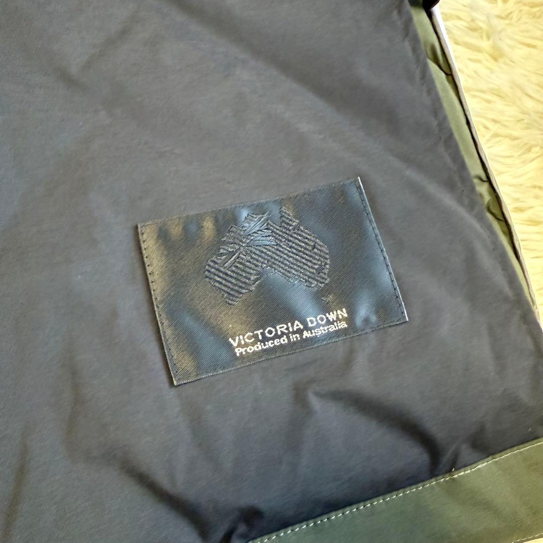 【1PIU1UGUALE3 GOLF】極美品✨ダウンジャケット ロゴ カーキ Ⅶ