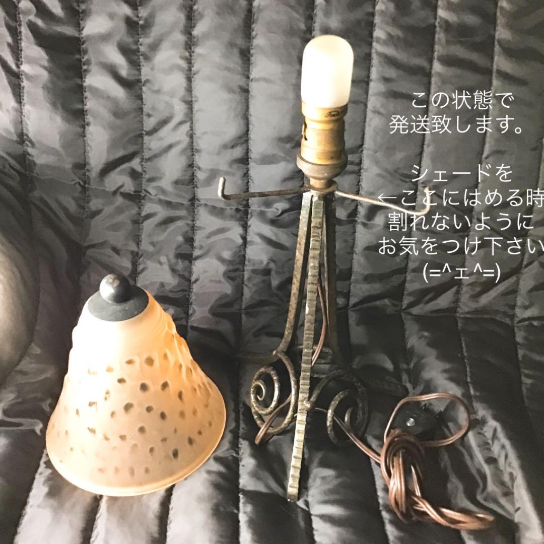 ミューラー　アンティーク　ランプ　ライト　アールデコ　ビンテージ　ガレ　ドーム