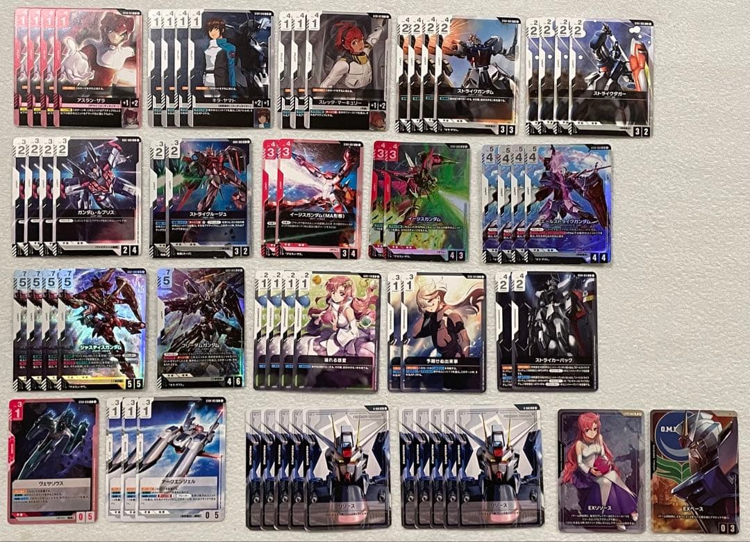 赤白SEED 構築済みデッキ　大会構築　ラクスexリソース