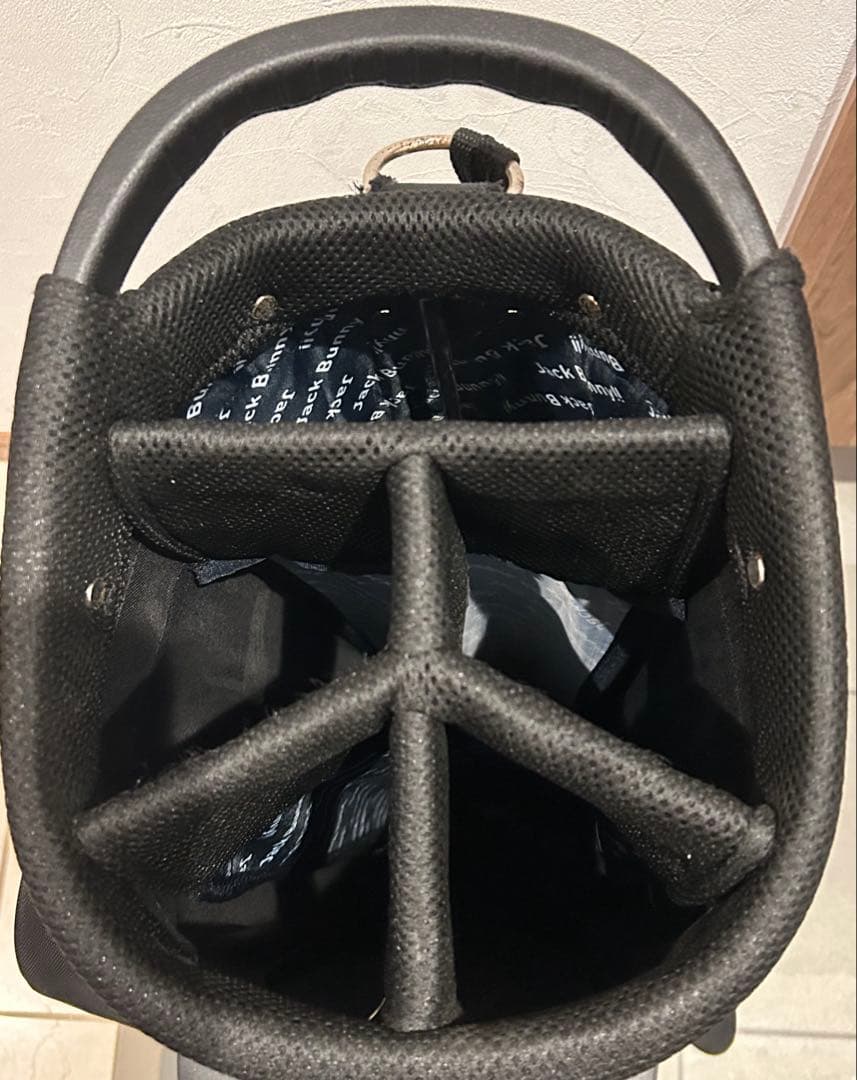 JACK BUNNY ブラック キャディバッグ