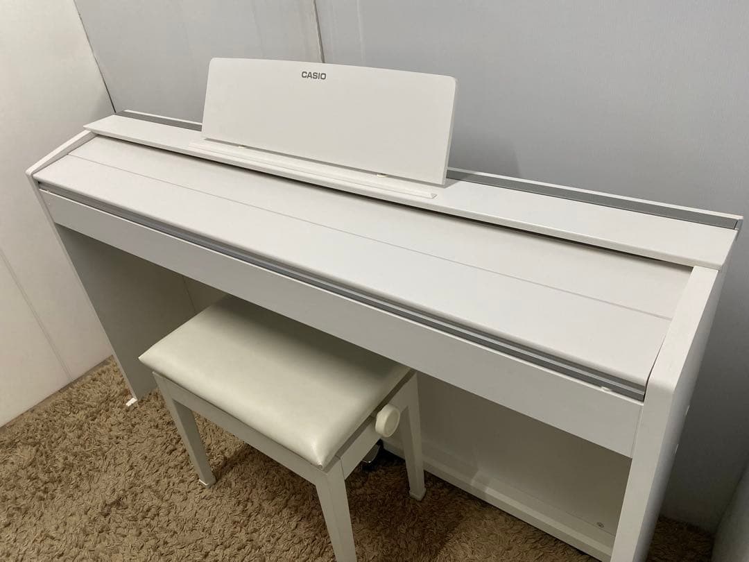 CASIO PX2000GP ホワイト 省スペース！電子ピアノ