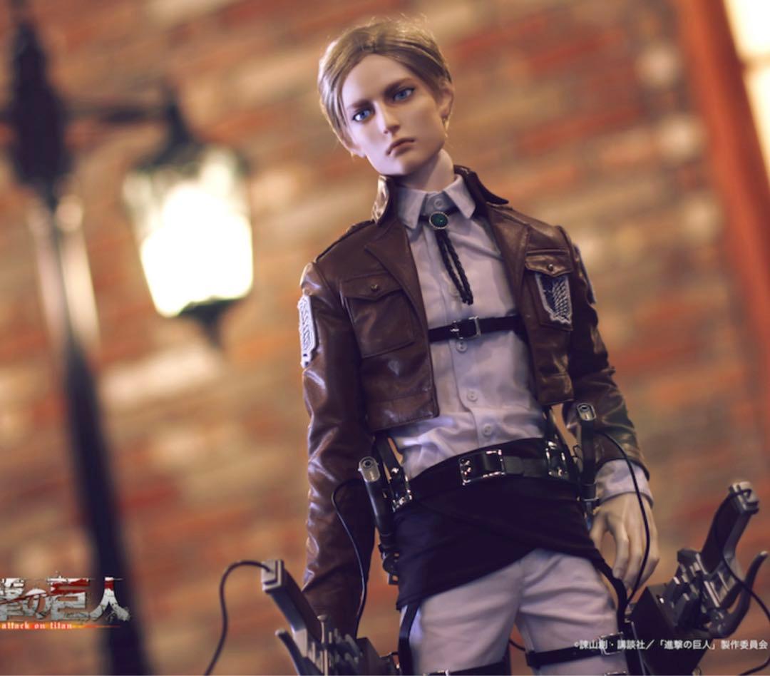 超激レア❗️限定❗️「進撃の巨人」エルヴィン・スミス70cm人形&立体起動装置