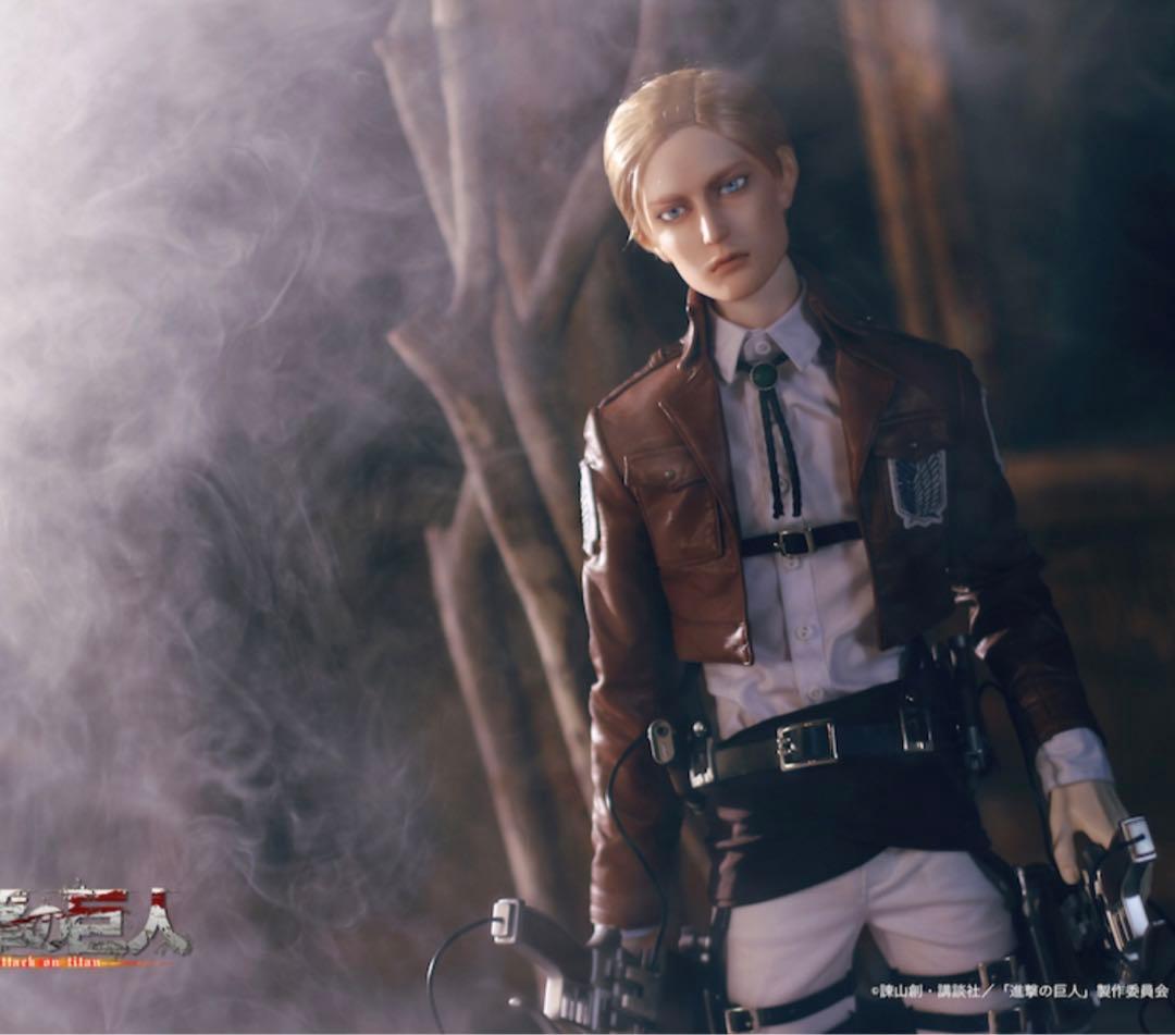 超激レア❗️限定❗️「進撃の巨人」エルヴィン・スミス70cm人形&立体起動装置